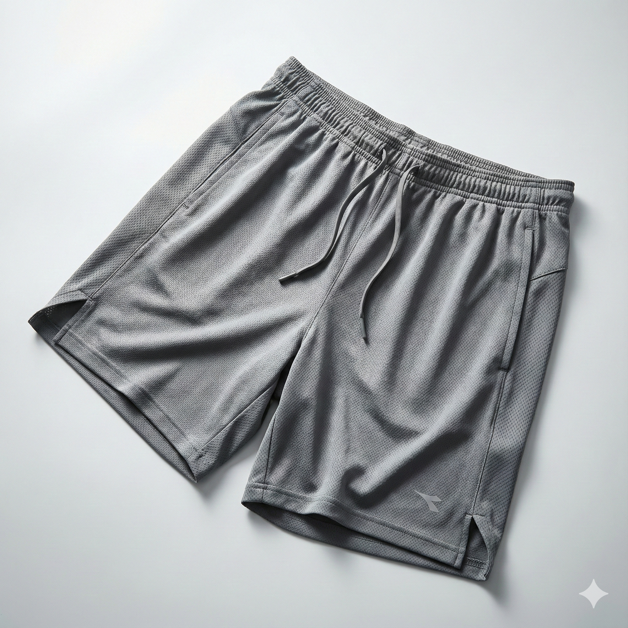 灰色運動短褲